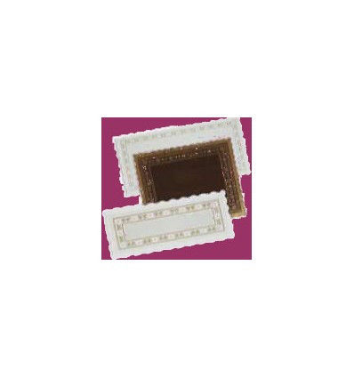 Blondas rectangulares parafinadas tabaco 13x31cm