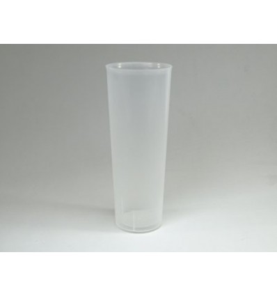 Vaso tubo PP irrompible 300 ml.