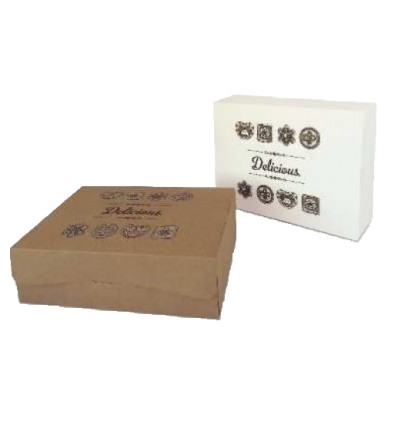 Caja pastas blanca 170x115x43 mm 250 gr