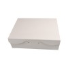 Caja pastelería blanca 185x135x53 mm