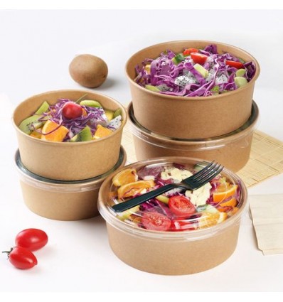 BOWL ENSALADERA CARTON KRAFT 500 CC.