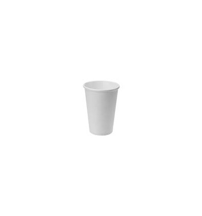 Vaso cartón blanco 16 oz - 480 ml.