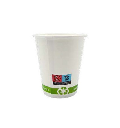 Vaso cartón para bebidas frias 12 oz - 350 ml.